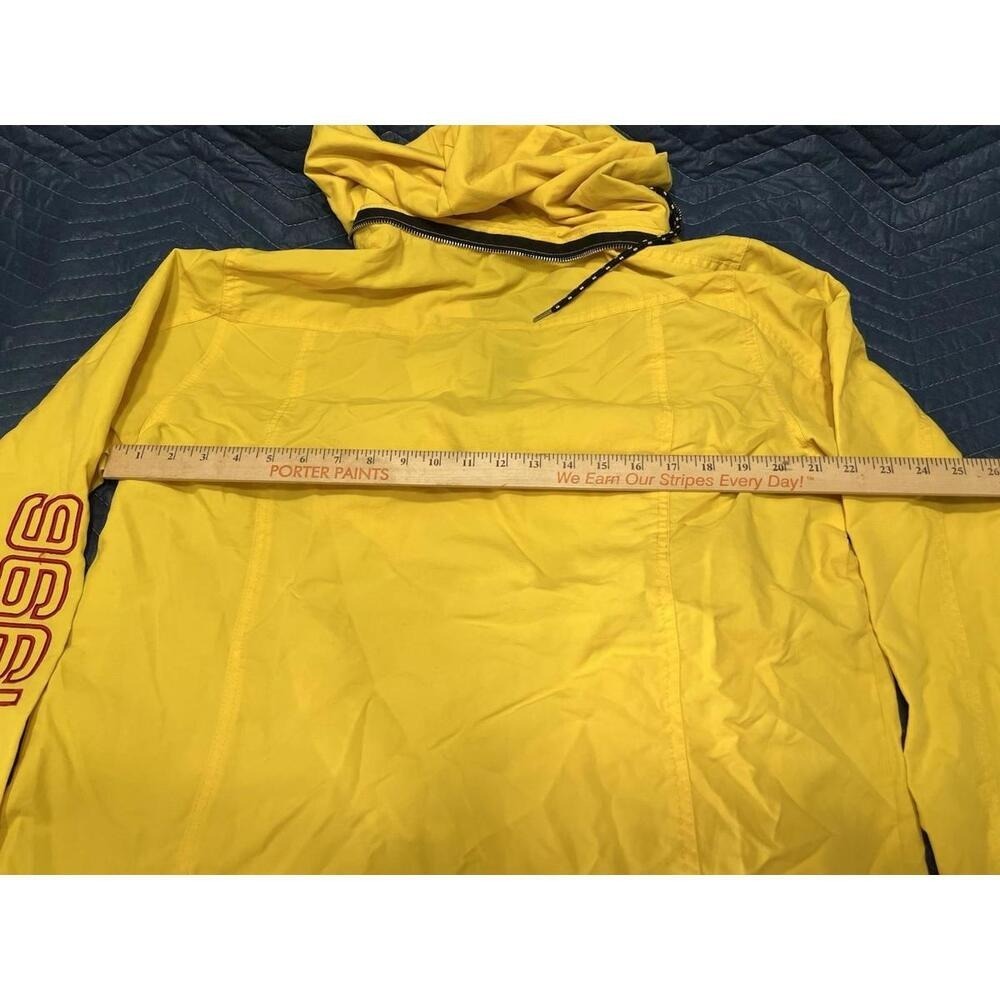 Forever 21 Men Yellow Sport Zone 1996 Pullover Windbreaker Jacket Size L - Picture 7 of 14